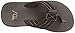 Quiksilver Unisex-Child Carver Suede Youth Flip-Flop Sandal (Toddler/Little, Demitasse Solid, 6 M US Big Kid