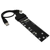 SNANSHI SSD to SATA Converter for 2012 MacBook Air A1466 A1465 SSD to SATA Adapter Card+ USB2.0 to SATA Cable ,Original Slot