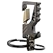 Hephis Car Keychain with Bottle Opener,with 2 Rings for Men(Black Gold)