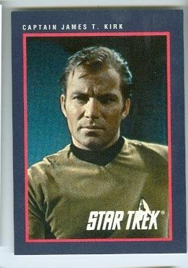 Image result for captain kirk trading cards