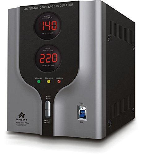 Norstar Power Converter with Voltage Stabilizer (8000 Watts) - Step Up & Step Down Voltage Transformer - Automatic Voltage Regulator with Stabilizer (8000 Watts)