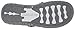 Skechers Women's Reggaes-Rasta Sandal, Gray, 9 M US