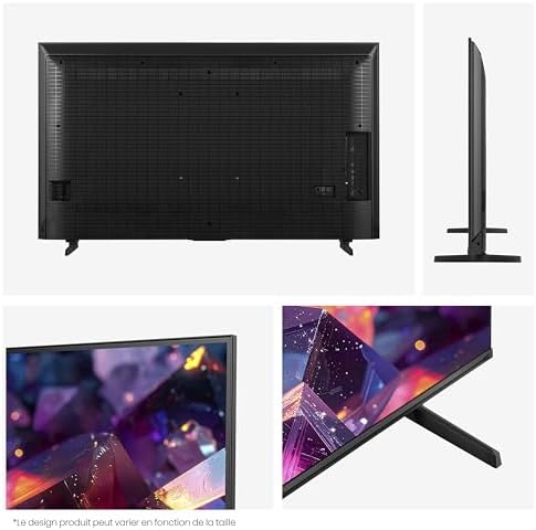 55E7S Pro - TV QLED 55" (139 cm), 4K UHD, 144Hz Natif, Dolby Vision IQ & Atmos, HDMI 2.1, FreeSync Premium, Smart TV VIDAA U9.5, Contrôle Vocal Alexa Intégré, Modèle 2026
