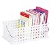 iDesign Spa BPA-Free Recycled Plastic Medium Stackable Basket, 8.7