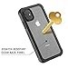 TOYSEA iPhone 11 Case, Built-in Screen Protector, Clear Full Body Rugged Clear Bumper Case Heavy Duty Protection, Shockproof Anti-Scratched Rugged Cover Case Protection 2019 (iPhone 11 XI (6.1 inch))