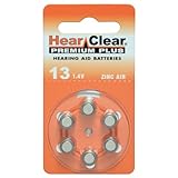 HearClear Hearing Aid Batteries Size 13 , PR48 (60 Batteries)