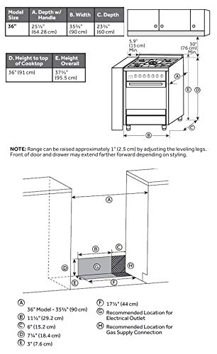6 Empava+Single+Oven+Gas+Range