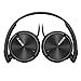 Sony MDR-ZX110NC Extra Bass Noise-Cancelling Headphones with Neodymium Magnets & 30mm Drivers, Black (Renewed)