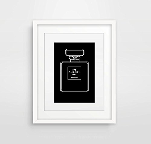 Chanel Art Black And White Chanel Bottle Fashion Print Coco Chanel No 5 Chanel Picture Chanel Bottle Print Chanel Perfume Poster Wall Art Print Buy Online In Nicaragua At Desertcart