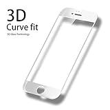 D&P 3D Original Curve Fit Series Tempered Glass Screen Protector and Backside Protector, White