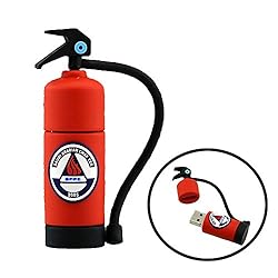 4GB USB 2.0 Flash Drive Cool Red Fire Extinguisher