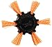 Dico 541-782-4 Nyalox Flap Brush 4-Inch Orange 120 Grit
