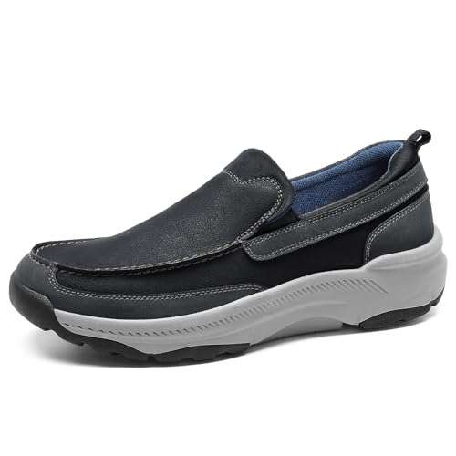 thumbnail image 2 of Besto Men's Orthopedic Slip-On Loafers - Leather Business Casual Shoes With Comfort Support 2 of 12