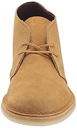 Clarks Men's Desert Chukka Boot, Oak Suede, 11 M US