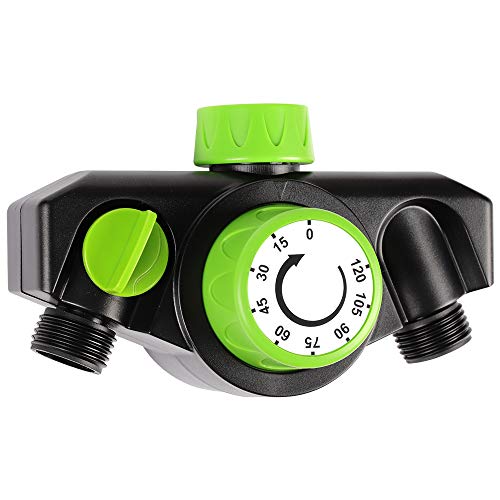 Kasonic Mechanical Watering Timer, 2 Ways Use, Durable High Impact
