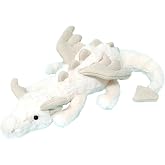 EASELR 12" White Dragon Stuffed Animals Toy, Cute White Dragon Plush Soft Dragon Plushies Pillow Gifts for Kids Girlfriend Birthday Christmas Mother's Day