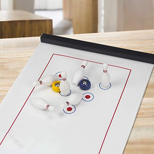 TOCO FREIDO Table Top Bowling Game for Kids and Adult, Funny Game for Family and Friends - Team Board Game Training is Easy to Set-Up and So Compact for Storage
