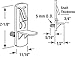 Prime-Line Products U 9397 Locking Shelf Pegs, 5 mm Peg, For Use With 3/4 in. Shelves, Plastic, Clear (Pack of 6)