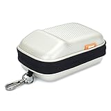 Sliver-White Hard Shock Resistant Compact Digital Camera Case For CANON PowerShot SX730 SX720 SX620 HS G9 X Nikon COOLPIX S33 Panasonic LUMIX DC GX850 ZS70 SONY Cyber-Shot HX90 OLYMPUS TOUGH TG-4 TG-5