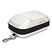 Hard EVA Shock Resistant Compact Digital Camera Case Carrying Protective for Canon PowerShot SX730 HS G9 X Nikon COOLPIX S33 Panasonic LUMIX DC GX850 ZS70 Sony Cyber-Shot HX90 Olympus TG-5, Off-White