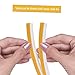 2Pack 32Ft Window Seal Strip for Doors and Windows- Self-adhisive Foam Weather Strip Door Seal | Soundproof Seal Strip Insulation Gap Blocker Epdm (E Type White)7/20-Inch x 3/20-Inch x 8-Feet(4 Seals)