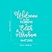 Vinyl Art Decal - Custom Welcome to The Wedding of - 30