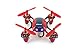 UDI U840 Mini 2.4G 6-Channel Nano RC Quadcopter with Extra Battery - Red