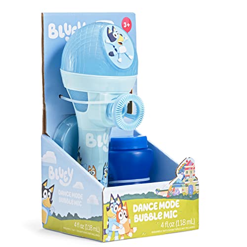 BLUEY Dance Mode Bubble Machine and Toy Microphone Bluey Toy for Baby
