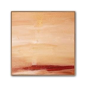 Framed Canvas Wall Art Abatract Color Canvas Prints Home Artwork Decoration for Living Room,Bedroom - 16x16 inches