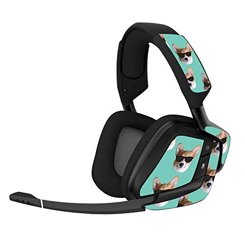 MightySkins Skin Compatible with Corsair Void Pro Gaming Headset - Cool Corgi |…