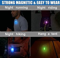 2pcs Hands Free LED Flashlight Clip on Flashlight