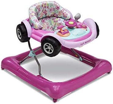Delta Children Lil' Drive Pink Baby Activity Walker