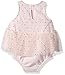 Mud Pie Baby Girls First Birthday Tutu One Piece Bodysuit Crawler, Pink, 12-18 Months