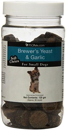 PSCPets Brewer's Yeast and Garlic Soft Chews for Small Dogs, 120gm