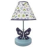 NoJo Beautiful Butterfly Lamp & Shade