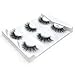 Eyelashes, 3 Pairs Reusable Lashes Handmade 3d Mink Lashes Natural Thick Fluffy Flase Eyelashes