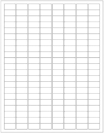 Transparent cryogenic removable laser labels 0.94" x 0.5", TRCL-12