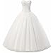 Likedpage Women's Ball Gown Bridal Wedding Dresses (US16, Ivory)