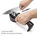 Diamond Steel Knife Sharpener, Amado 3-Stage Sharpening System Including Diamond Rod Slot, Tungsten Steel Blade Slot and Ceramic Rod slot, Best Cutlery and Knife Accessories