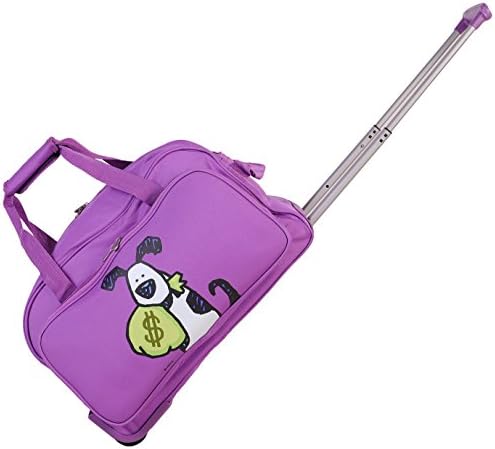 Ed Heck Money Doggie Wheeled Duffel 20 Inch, Purple, One Size