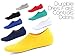 No Show Socks, Perfectday Quality Cotton Socks, 3 Packs Small, Black