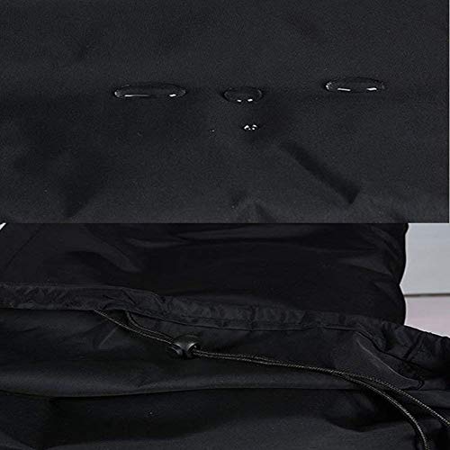 Piano Keyboard Cover, Dust Cover Waterproof Dust Proof Keyboard Bags Cases Covers for 88 Keys Electronic Keyboard, Digital Piano with Built-In Bag Elastic Cord Locking Clasp GQZ001 (88keys, black) - Thumbnail 3