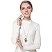 MARENJA Women's Gold Plated Crystal Long Squares Pendant Necklace, 31.5 + 2'' Extender