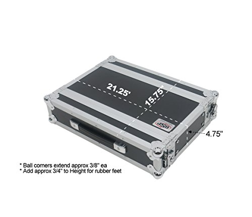 OSP Cases | ATA Road Case | 2-Space Effects Rack | 10" Deep | RC2U-10