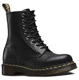 Dr. Martens Womens 1460W Originals Eight-Eye Lace-Up Boot, Black, 6 M US/4 UK