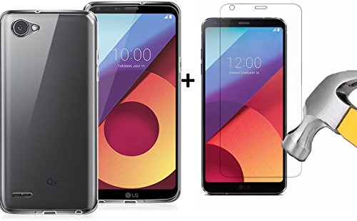 Capa + Película Gel Cobre 100% Tela Para Lg Q6 M700 5.5