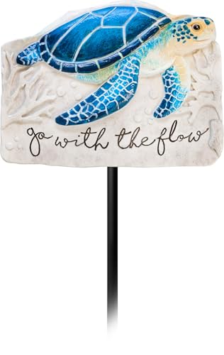 Spoontiques Sea Turtle Garden Stake - Garden Décor - Decorative Stake for Lawn…