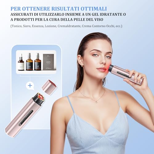 Oranmagic Professional Radiofrequency Face Massager, Microcurrent Facial Massager, Electric Beauty Device Anti-Wrinkle, Anti-Aging, Anti-Acne, Lifting and Firming for Face and Neck