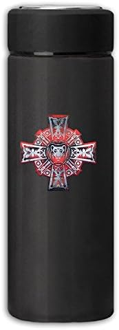 Lion Cross(1) Grind Arenaceous Business Travel Mug Office Coffee Tea Water Bottle Cups Stainless Steel Vacuum Cup For Unisex