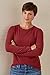 Fair Indigo Women's Organic Pima Cotton Long Sleeve Crew Neck T-Shirt